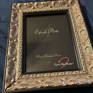 Gorgeous heavyweight picture frame Epoch Arts hand finished frame 5X7